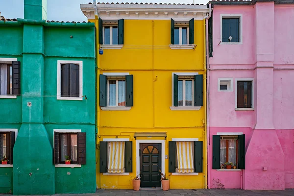 Burano em Venedig — Fotografia de Stock