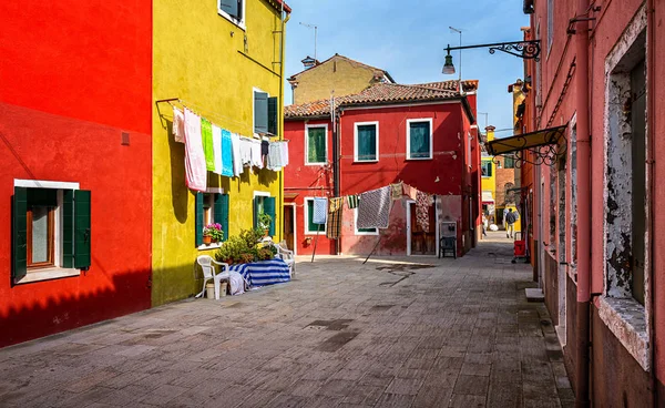 Burano en Venedig — Foto de Stock
