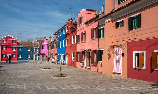 Burano en Venedig — Foto de Stock