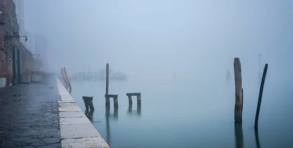 Wenecja we mgle i mgle — Zdjęcie stockowe