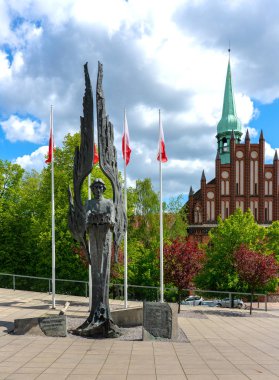 Polonya 'nın Szczecin kentindeki Dayanışma Meydanı