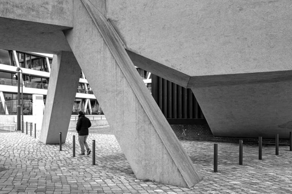 Hormigón Desnudo Edificio Ciudad Berlín —  Fotos de Stock