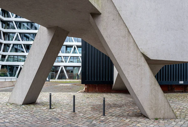 Concreto Edifício Cidade Berlin — Fotografia de Stock