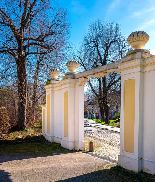 Historický Čajovna Parku Zámku Altenburg Thuringia — Stock fotografie