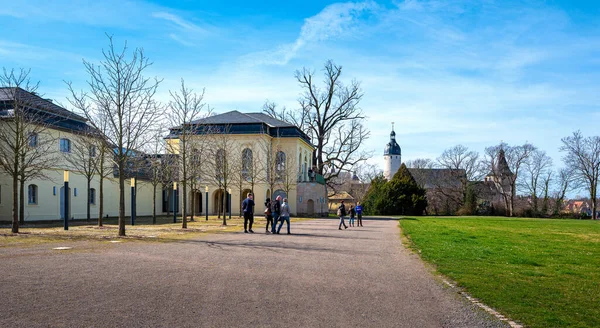 Histórica Casa Chá Parque Castelo Altenburg Thuringia — Fotografia de Stock