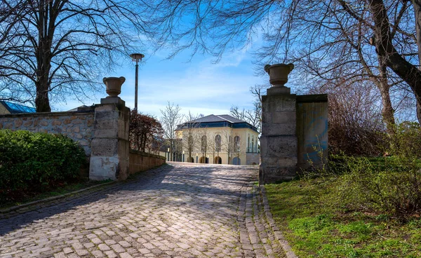 Historický Čajovna Parku Zámku Altenburg Thuringia — Stock fotografie