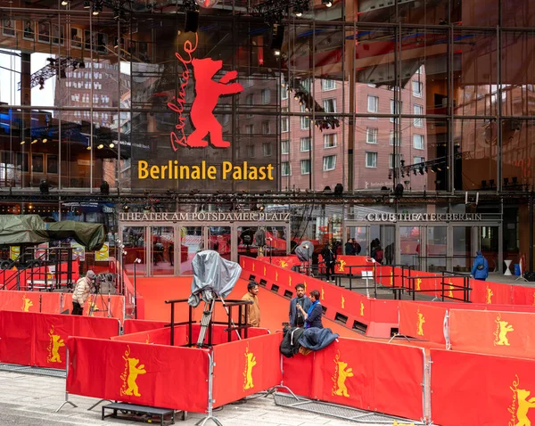 Impressioner Från Berlinale 2020 Potsdamer Platz Berlin Stockbild
