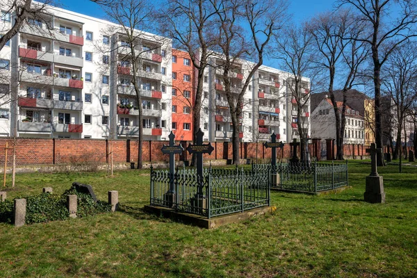 Szenen Vom Garnisonsfriedhof Der Berliner Innenstadt — Stockfoto