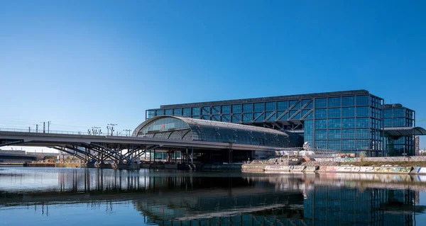 Vista Sulla Stazione Principale Berlino Nell Estate 2020 — Foto Stock