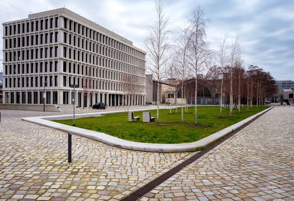 Nieuwbouw Flatgebouwen Het Nieuwe Wooncomplex Van Hamburgse Haven Aan Het — Stockfoto