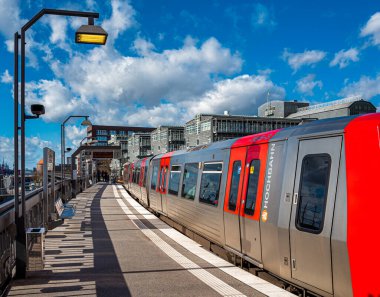 Die Station Baumwall der Hamburger Hochbahn