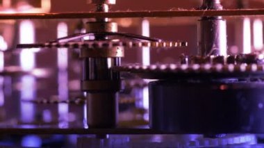 Dönen eski paslı Dişliler kadar 60 fps kapatın