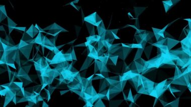 Çizgiler hareket ile mavi geometrik arka plan