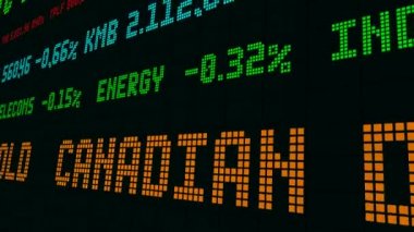 Kanada Doları çift kişilik bir kaybeden olarak trump panik