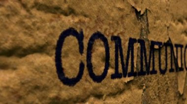 İletişim ve bilgi grunge kavramı