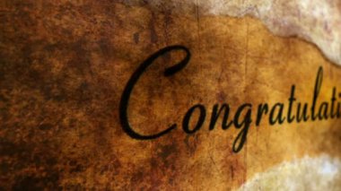 Grunge arka plan üzerinde kutlama metin