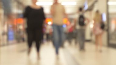 Bulanık insanlar iç City alışveriş merkezi