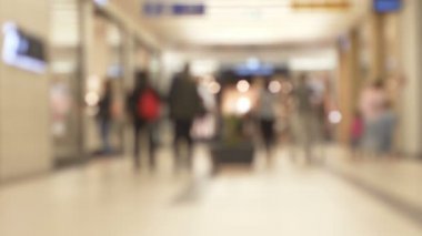 Bulanık insanlar iç City alışveriş merkezi