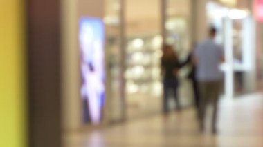 Bulanık insanlar iç City alışveriş merkezi