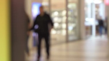 Bulanık insanlar iç City alışveriş merkezi