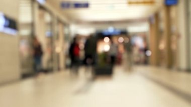 Bulanık insanlar iç City alışveriş merkezi