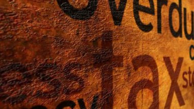 Vergi vadesi geçmiş grunge kavramı