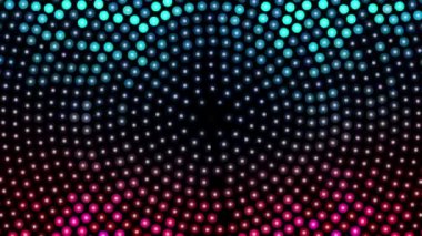 Renkli dönen noktalı arka plan