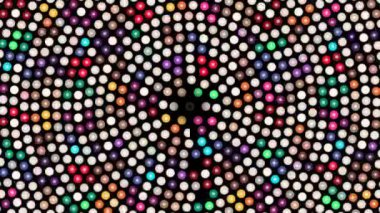 Renkli dönen noktalı arka plan