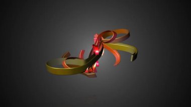 Soyut geometrik dönüşümü hareket 3d elemanları