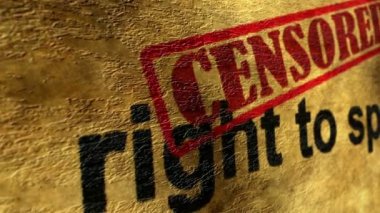 Konuşma hakkı sansürlendi