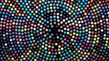 Renkli dönen noktalı arka plan