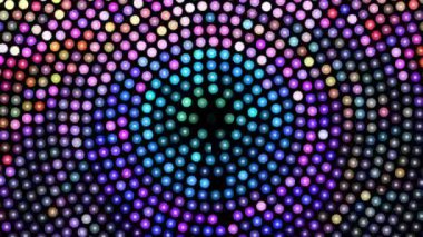 Renkli dönen noktalı arka plan