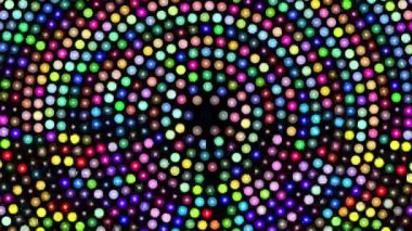 Renkli dönen noktalı arka plan