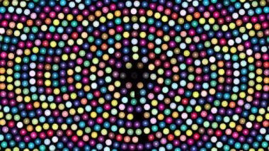 Renkli dönen noktalı arka plan