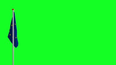 Kutbu'ndan düşen AB bayrağı