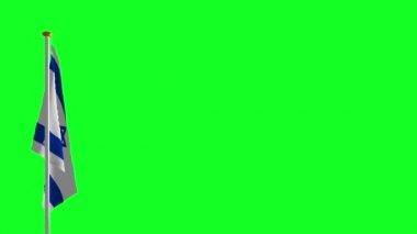 Kutbu'ndan düşen Isral bayrak