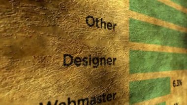 Web meslekler grunge kavramı