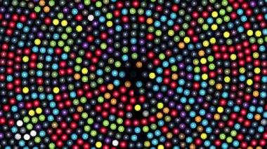 Renkli dönen noktalı arka plan