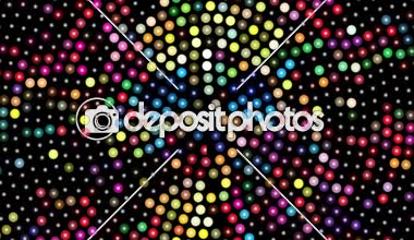 Renkli dönen noktalı arka plan