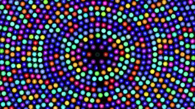 Renkli dönen noktalı arka plan