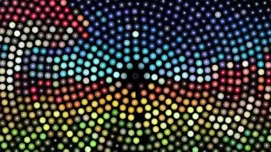 Renkli dönen noktalı arka plan