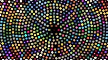 Renkli dönen noktalı arka plan