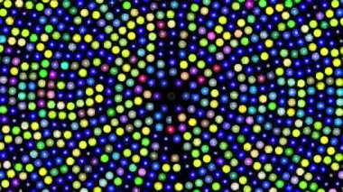 Renkli dönen noktalı arka plan