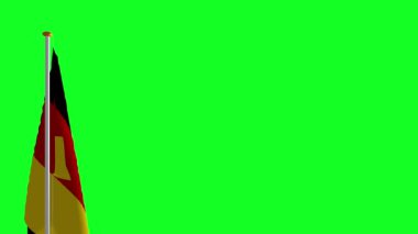 Yeşil ekran Almanya bayrağı