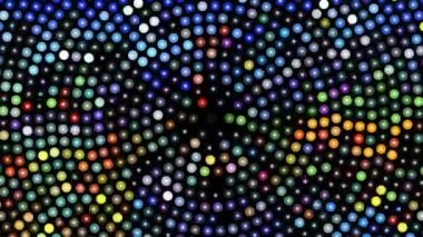 Renkli dönen noktalı arka plan
