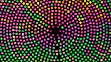 Renkli dönen noktalı arka plan