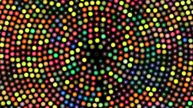 Renkli dönen noktalı arka plan