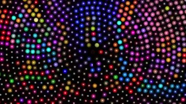 Renkli dönen noktalı arka plan