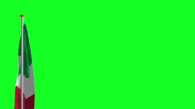 Yeşil ekran İtalya bayrağı