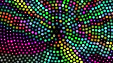 Renkli dönen noktalı arka plan
